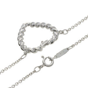 Tiffany Twisted Heart Necklace Silver
